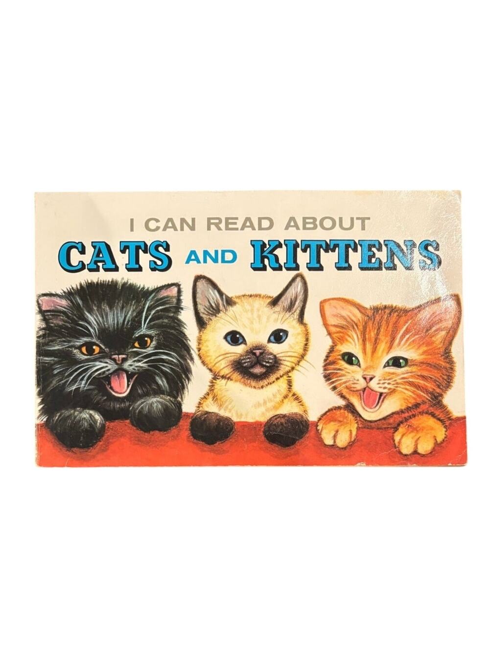 VTG 1973 I Can Read About Cats and Kittens Book by George Wolff, PB